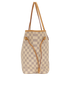 Neverfull MM, &pound;850, Handbags, Blue/Cream, Canvas, Leather, Bottom view